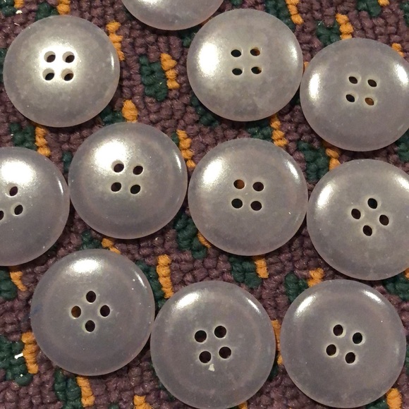 NWOT lot of grey 4 hole buttons for crafts or sewing - Picture 5 of 12